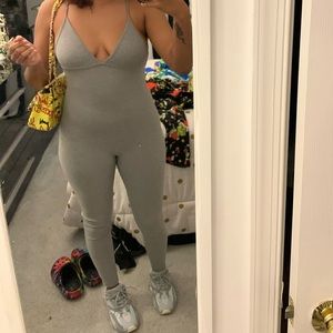 Grey jumpsuit